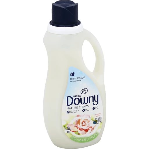 Downy Nature Blends Liquid Fabric Conditioner (Fabric Softener), Rosewater  & Aloe, 52 Loads 44 fl oz | Laundry Detergent | Lucky's Market
