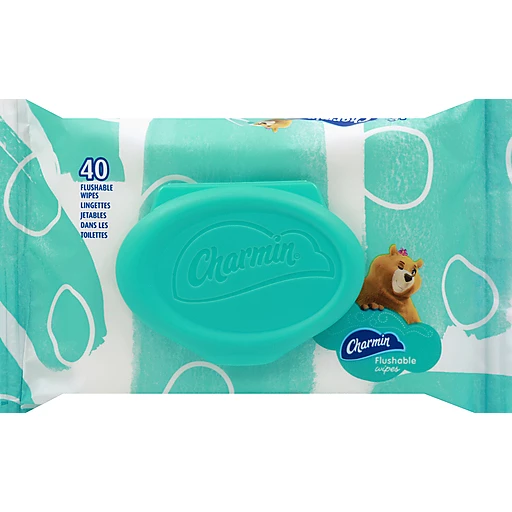 Charmin Flushable Wipes, 40 Flushable Wipes Per Pack | Bath Tissue |  Festival Foods Shopping