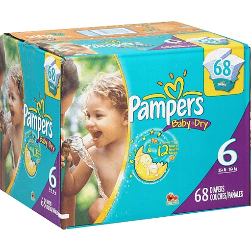 Do world promising Pampers Baby Dry Size 6 Diapers 68 ct Box | Diapers & Training Pants | My  Country Mart (KC Ad Group)