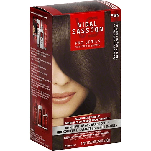 Vidal Sassoon Pro Series 5WN Medium Chocolate Brown Hair Color Kit |  Styling Products | Festival Foods Shopping