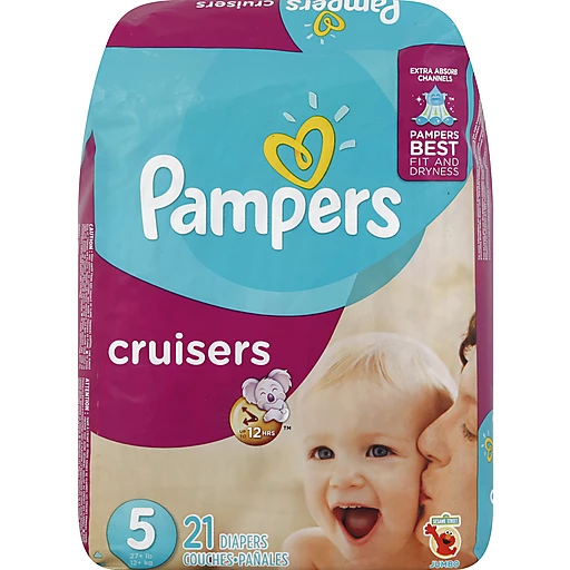threshold take medicine piston Pampers Cruisers Size 5 Diapers 21 ct Pack | Diapers & Training Pants |  Festival Foods Shopping