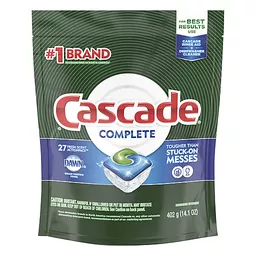 Cascade Complete Dishwasher Detergent, Fresh Scent, Actionpacs | Pods |  Sliced Bread Market