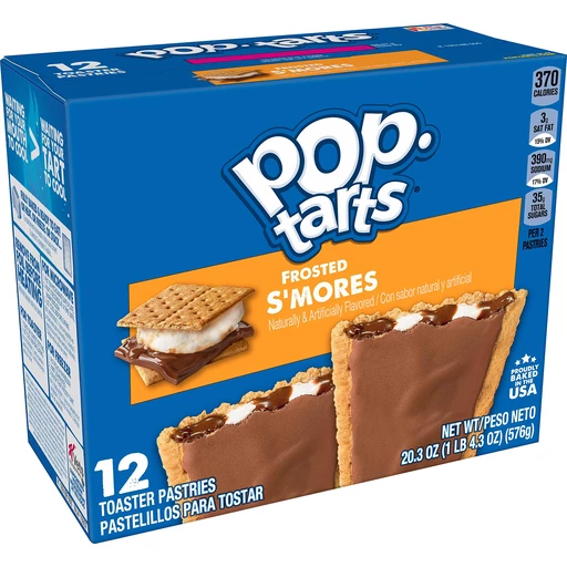 Kellogg's Pop Tarts Frosted S'Mores, 12cnt | Toaster & Breakfast Bars | Martins - Emerald