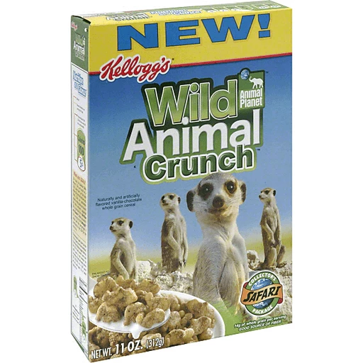 Kelloggs Animal Planet Whole Grain Cereal, Wild Animal Crunch | Cereal |  Oak Point Market