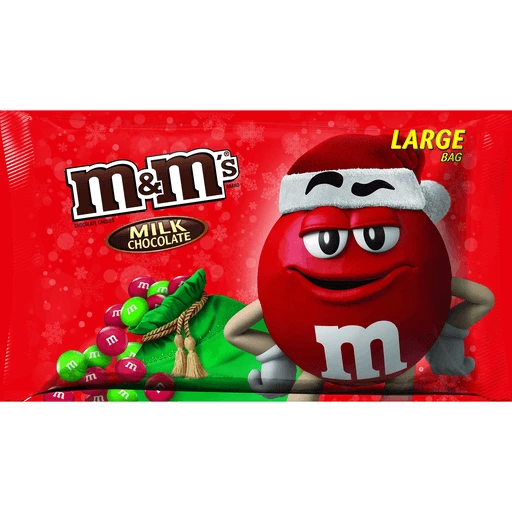 M&M'S Milk Chocolate Christmas Bag 19.2 Ounce, Shop