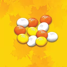 White Chocolate Candy Corn M&M's Halloween Candy: 8-Ounce Bag