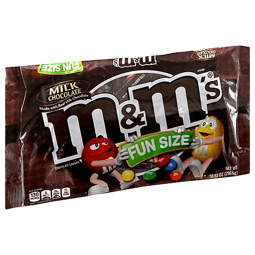 M&M's Fun Size Halloween Candy Assortment Bulk Candy Milk