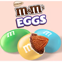 M&M'S Almond Chocolate Eggs Easter Candy Bag, 9.2 Oz, Packaged Candy