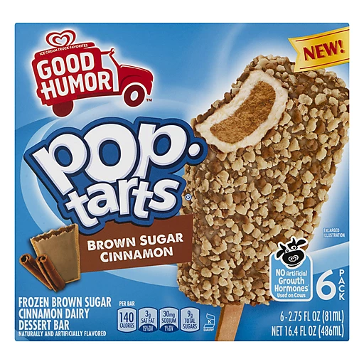 Good Humor™ Pop-Tarts® Brown Sugar Cinnamon Dessert Bar 6-2.75 fl. oz. Bars Ice Cream | Vista Foods