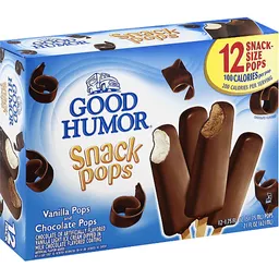 Good Humor Snack Pops Frozen Chocolate And Vanilla Dessert Pop 12 Ct Box | Popsicles | Donelan's Supermarkets