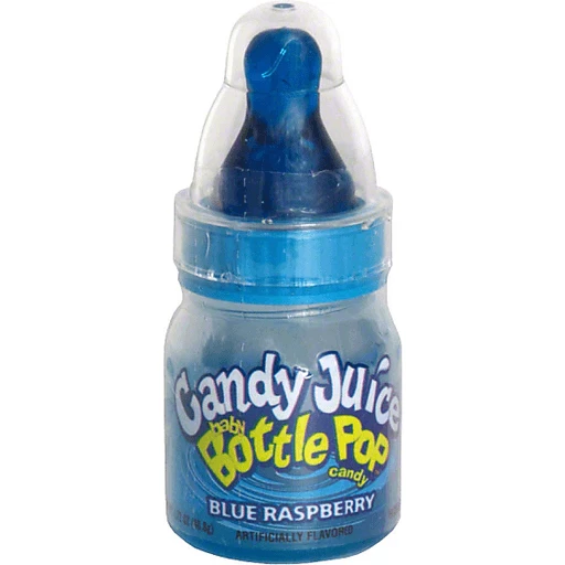 skal solo PEF Baby Bottle Pop Baby Bottle Pop Candy, Blue Raspberry | Packaged Candy |  Reid Super Save Market