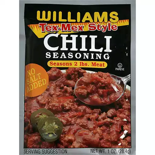 Williams Tex Mex Style Chili Seasoning 1 Oz Packet Hispanic Reasor S