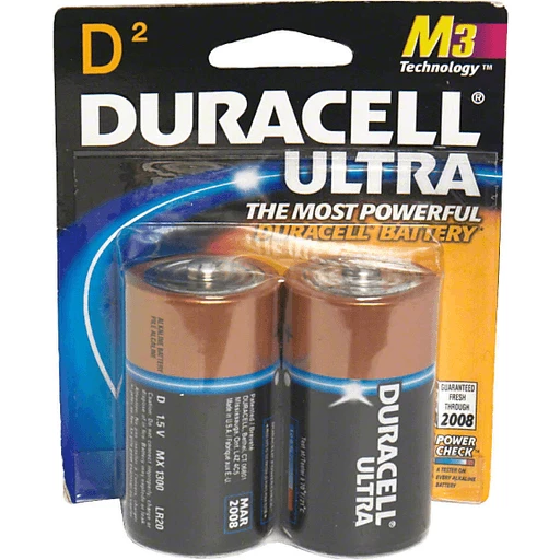 adjektiv gennemsnit i aften Duracell Ultra Alkaline Batteries, D | Batteries & Lighting | DeLaune's  Supermarket