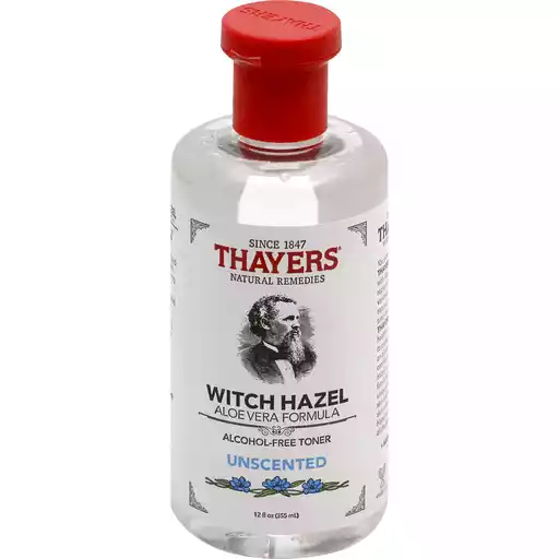 Thayers unscented witch hazel with aloe vera alcohol free toner Thayers Witch Hazel With Aloe Vera Unscented 12 Fl Oz Facial Central Market