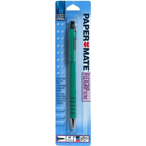 Hou op inhalen Zeg opzij Paper Mate FlexGrip Ultra Retractable Ball Pen, Medium (1.0 mm), Black,  Refillable | School Supplies | Foodtown