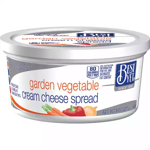 Best Yet Garden Vegetable Cream Cheese Tub Packaged Foodtown