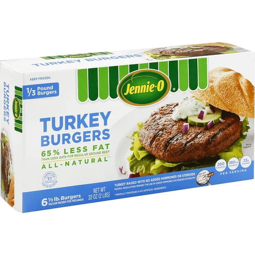 Jennie O Turkey Burgers 6 32 Oz
