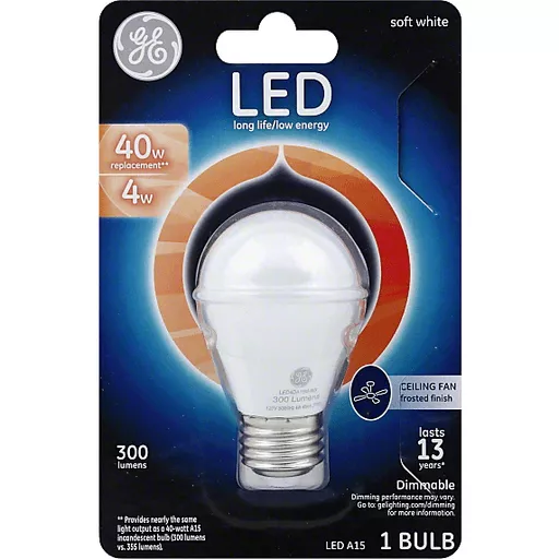 Ge Light Bulb Led Ceiling Fan Soft, Can I Use Led Light Bulbs In My Ceiling Fan
