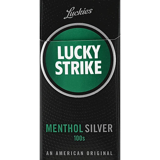 Lucky Strike 100s Menthol Silver Cigarettes 1 ea, Tobacco