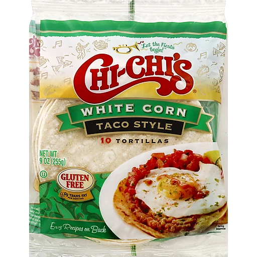 CHI-CHI'S® White Corn Taco Tortillas 10 ct. Pack | Tortillas, Shells | Foods Shopping