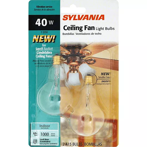 Sylvania Light Bulbs Ceiling Fan 40, Candelabra Ceiling Fan