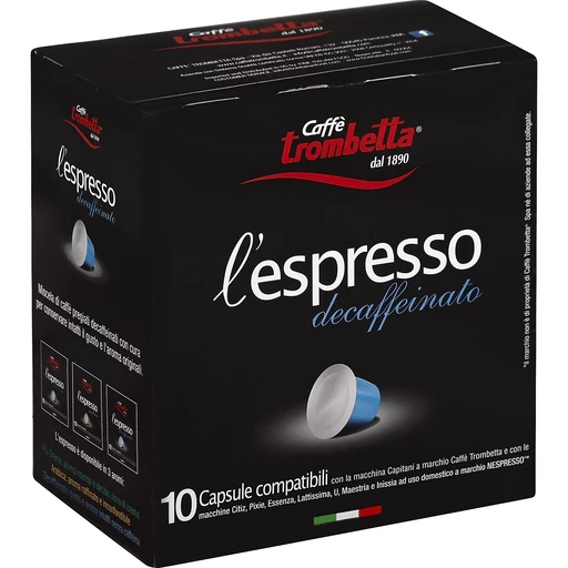Caffe Trombetta Lesspresso Coffee, Decaffeubato, Shop