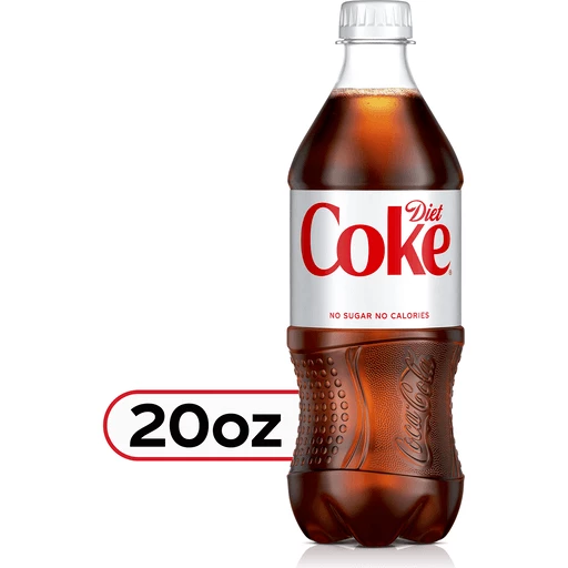 Diet Coke Soda Soft Drink, 20 Fl Oz | Cola | Russ's Market