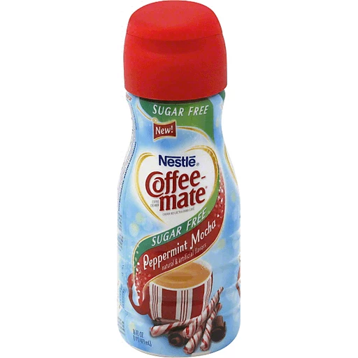Coffee Mate Creamer, Sugar Free, Peppermint Mocha | | Superlo Foods