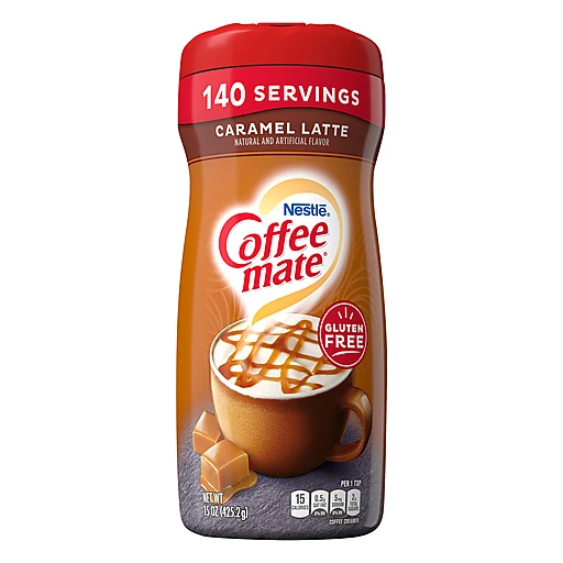 Coffee-Mate Gluten Free Caramel Latte Coffee Creamer 15 oz | Creamers &  Sweeteners | Sullivan's Foods