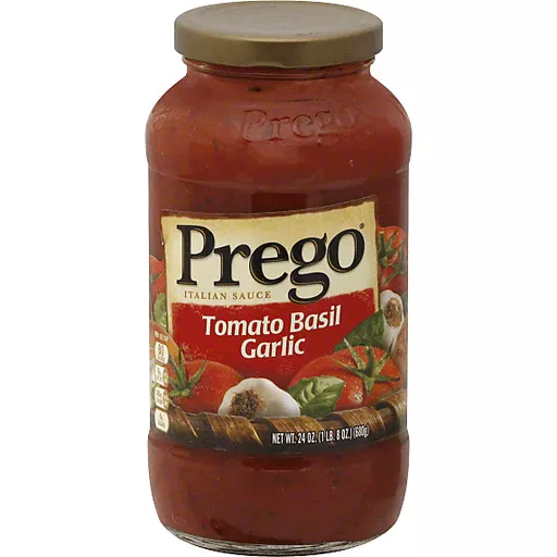 Prego Tomato Basil Garlic Italian Sauce 24 Oz Spaghetti Sauce Prepared The Marketplace