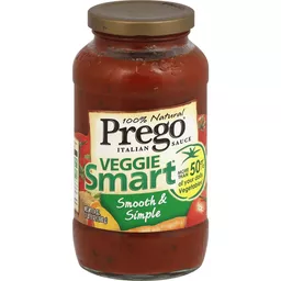 Prego Italian Sauce Veggie Smart Smooth Simple Pasta Sauce Miller And Sons Supermarket