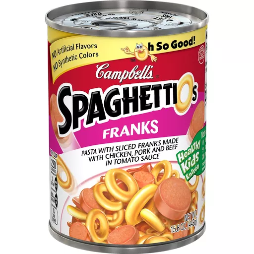 Campbell S Spaghettios Franks Canned Pasta Fishers Foods