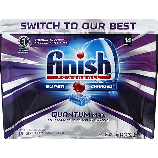 Finish Powerball Ultimate Automatic Dishwasher Detergent Tabs