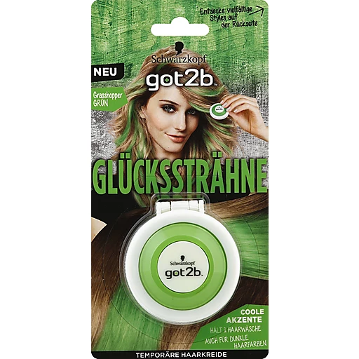 Schwarzkopf göt2b® Playful Emerald Green Temporary Hair Chalk  oz.  Carded Pack | Tony's