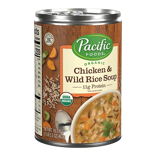 Pacific Foods Organic Wild Rice Chicken Soup 16.300 oz