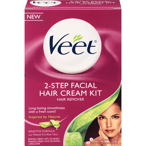 Veet Face Cream Kit, 3-in-1, Normal Formula | Stuffing | Foodtown