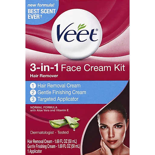 Veet® 2-Step Facial Hair Remover Cream Kit Box | Shop | Real Value IGA