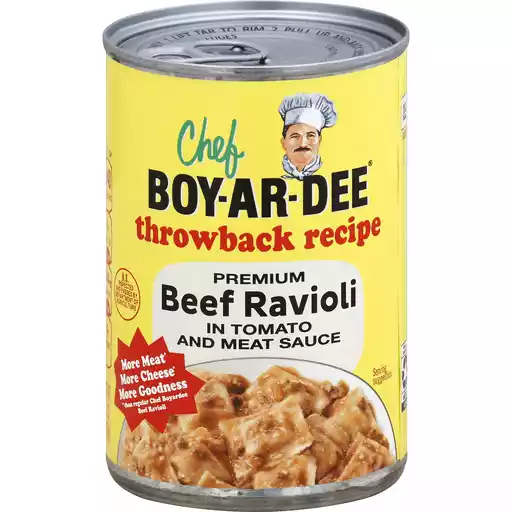 Chef Boyardee Ravioli Beef Throwback