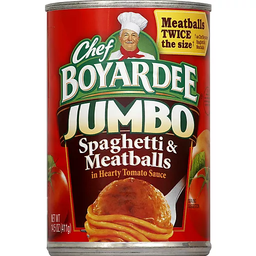 Chef Boyardee Jumbo Spaghetti Meatballs 14 5 Oz Can Pasta Noodles Market Basket