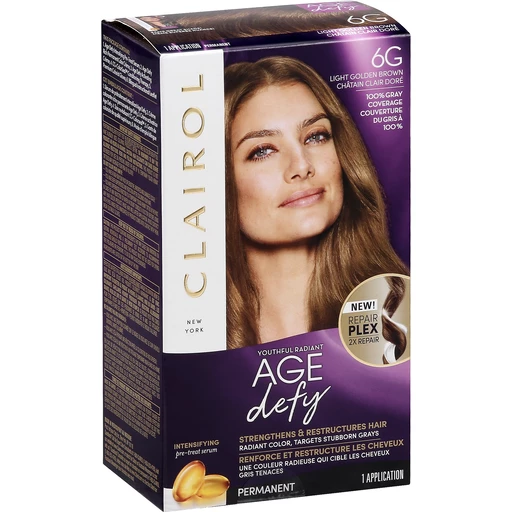 Clairol Permanent Hair Color, Light Golden Brown 6G | Hair Coloring | Food  Country USA