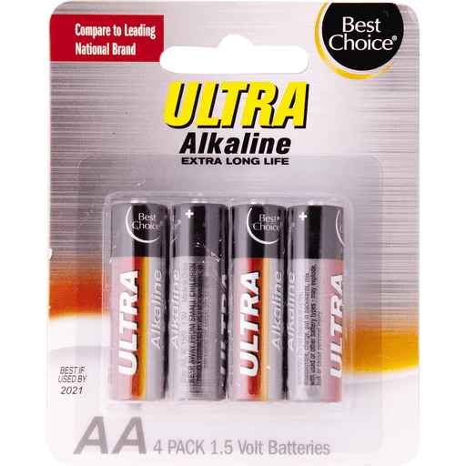 Best Choice Ultra Alkaline Aa Batteries | Batteries & Lighting | Market