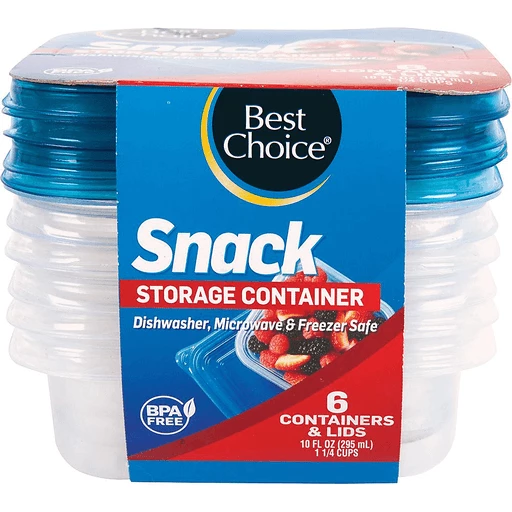 Best Choice Snack Containers Small