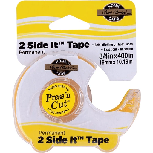 Best Choice Two Sided Tape Press N Cut Disp 400 In, Health & Personal Care