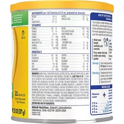 Similac Infant Formula with Iron, Enriched Nutrition, OptiGro, Milk-Based  Powder, 0-12 Months 13.1 oz