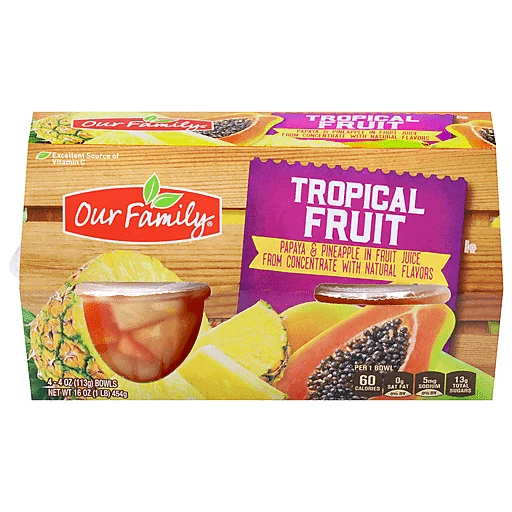 Jugo Fruta Fresca Frutas Tropicales12/600 Ml.