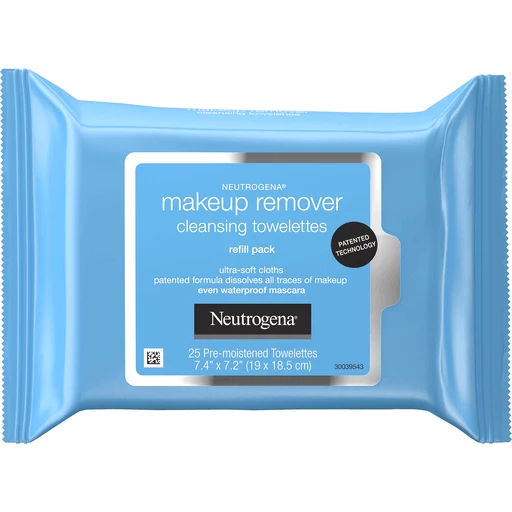 leder Blacken landsby Neutrogena Makeup Remover Facial Cleansing Towelettes, Daily Face Wipes  Remove Dirt, Oil, Sweat, Makeup & Waterproof Mascara, Gentle, Soap- &  Alcohol-Free, 100% Plant-Based Fibers, 25 ct | Cleansers | Baesler's Market