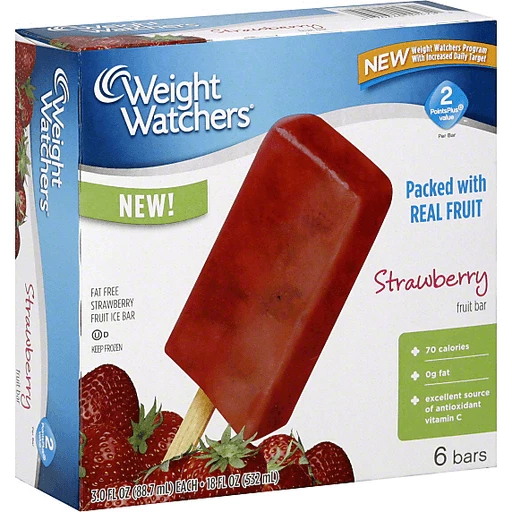 Weight Watchers® Strawberry Fruit Bar 6 ct | Frozen Foods 