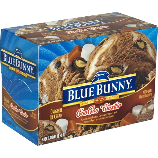 Blue Bunny Original Ice Cream, GooGoo Cluster