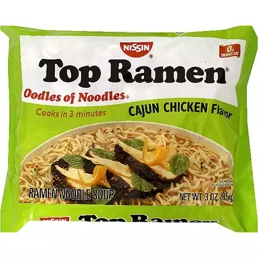 Nissin Top Ramen Ramen Noodle Soup Cajun Chicken Flavor Shop Price Cutter