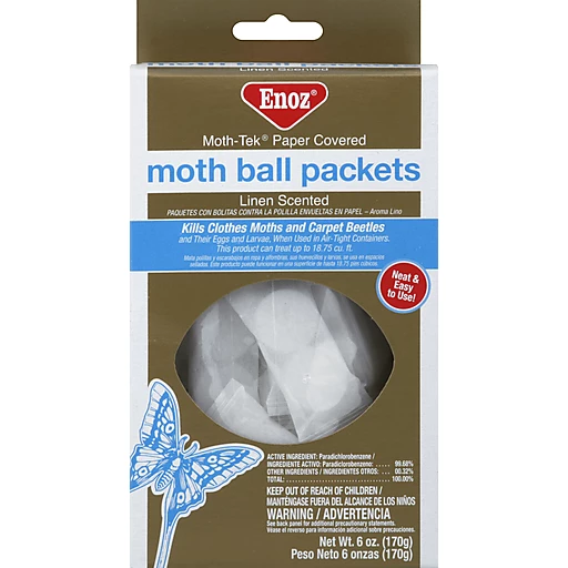 Enoz Moth Ball Packets Linen Scented, Household